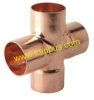 Copper cross tee (copper fitting HVAC/R fitting)