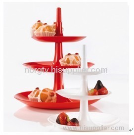 Christmas fruit cake stand