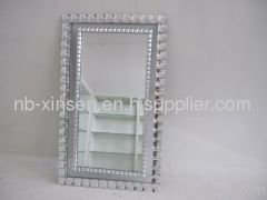 Long form glass mirror