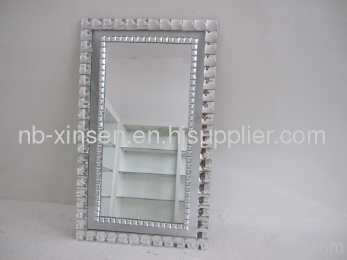 Long form glass mirror