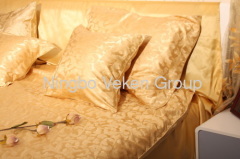 Jacquard silk bed sheets