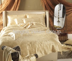 Jacquard silk bed sheets