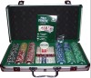 300PCS Poker Chip Alu Case Set Casino Chips