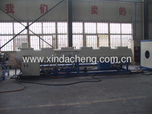 PE series plastic pipe extrusion line