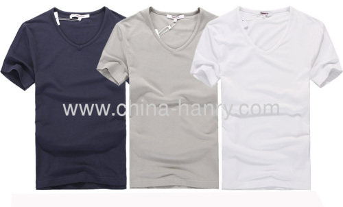 Mens V-Neck Short Sleeve T Shirts