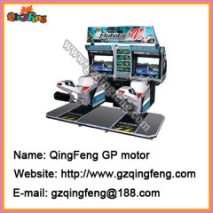Simulator racing game machines
