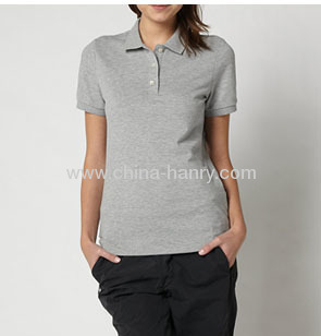 women short sleeve polo shirt