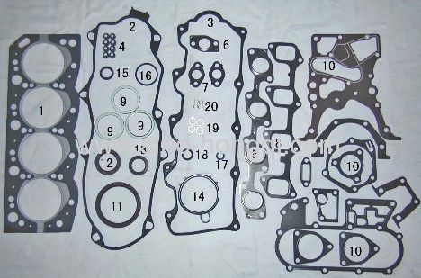 Head gasket 04111-54093, 04111-54090,04111-54091, 04111-54092 for HIACE