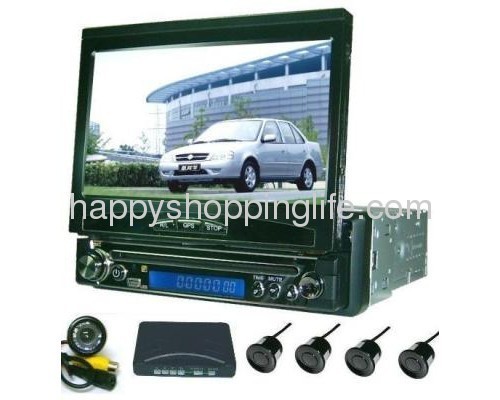 7 Inch Car Multimedia Player DVD, GPS, Parking Sensor and Camera