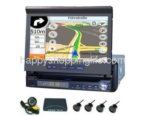 7 Inch Navigation System with Multimedia Player/ Sensors/ Camera