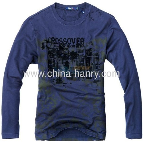 Mens Cotton Long Sleeve T Shirts