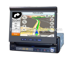 7 Inch Autoradio with DVD 800 x 480 - GPS Bluetooth iPod TV USB