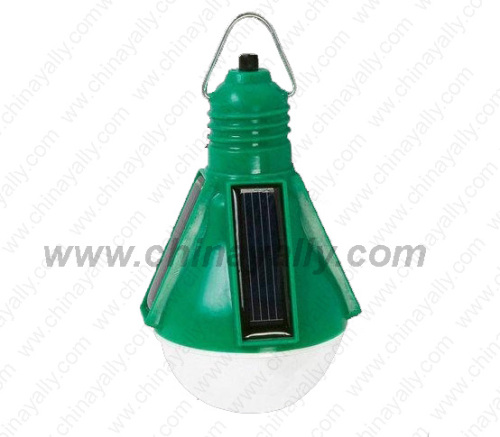 Portable solar bulb light