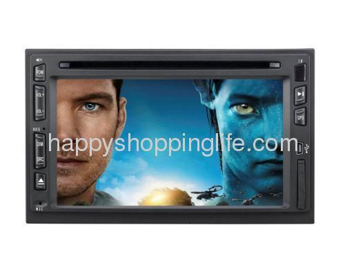 Car DVD Player 2-Din with GPS System - 6.2 Inch Fix Panel