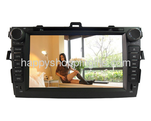 Toyota Corolla DVD Player with GPS Navigation Digital TV ISDB-T