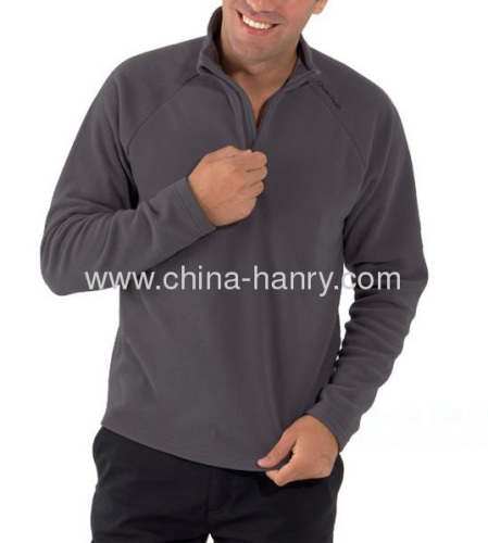 Mens zipper fleece sweater