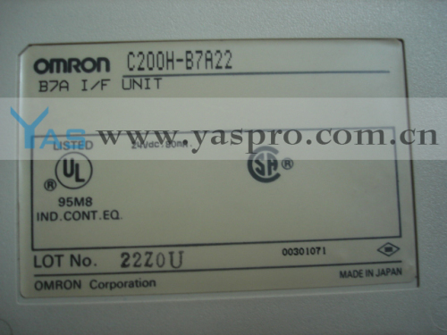 Omron I/F Unit-C200H-B7A22