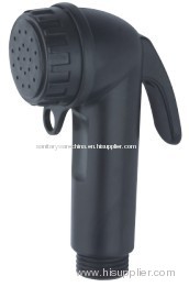 Black Plastic Diaper Sprayer Bidet Showers Modern Design