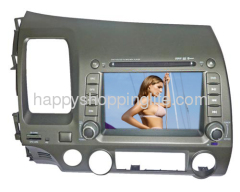 7 Inch Navigation System with DVD ISDB-T USB for Honda Civic