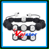 Wholesale men's shamballa bracelets with agate and copper beads