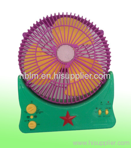 9" battery rechargeable fan