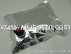 resealable bags in silver color