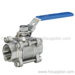 stainless steel 2pc threaded npt bsp ball valve