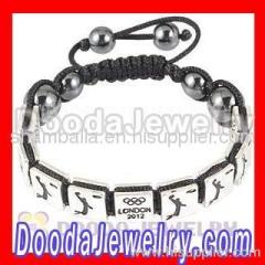 Handmade London 2012 Olympics Shamballa Bracelet For Sale