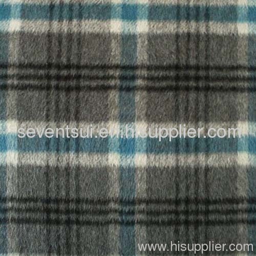 double faced overcoat fabric---plaid