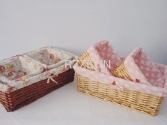 China good quality wicker storage basketry