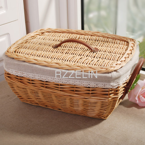 Environmental wicker basketry