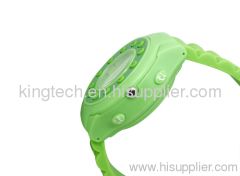 fresh green watch phone for girl