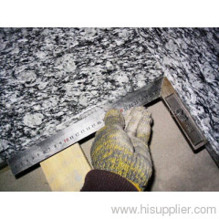 Spray White Granite Kitchen Countertop