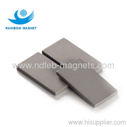 Permanent neodymium Iron Boron block magnet.NdFeB block