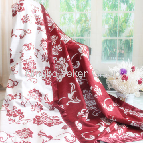 Jacquard bamboo fleece blankets