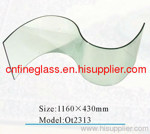 deep processing curved glass