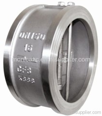 double-disc wafer check valve