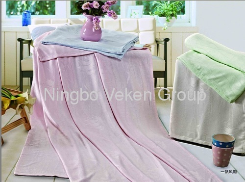 Jacquard bamboo Fleece blankets