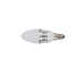 Black Φ37mm×103mm Aluminum Die casted LED Candle Bulb Light