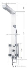 Aluminium Mixer Shower Tower Panel With Dual Shower Spray