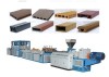 PVC PP PE wpc profile production line