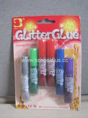 6pcs glitter glue for kids