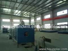 Vertical type Double Wall Corrugated PVC Pipe production line