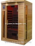 Far Infrared Sauna Room in Hemlock for 2 Person