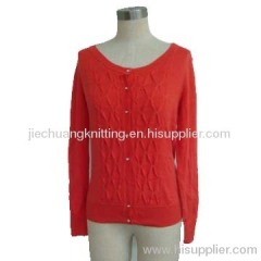 Woman Wool Cardigan Sweater