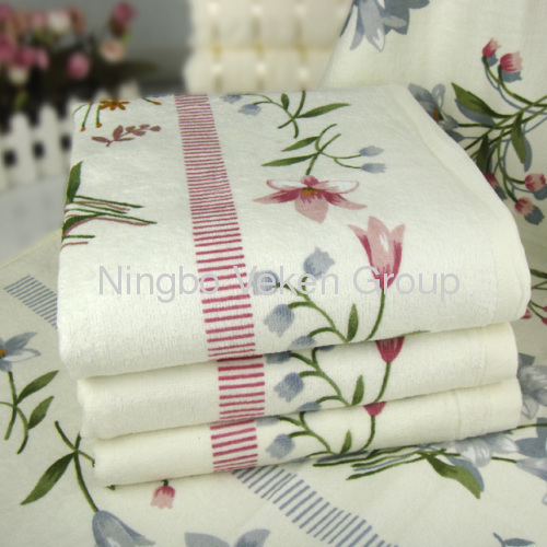 Printed Bamboo bath towels