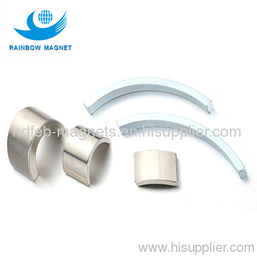 permanent magnet Arc. Neodymium segment magnets