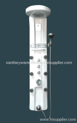 6 Massage Jets White Acrylic Shower Panels Manufacturer