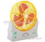Charger Table Fan Price with Mobile Charger with 16 LED Light