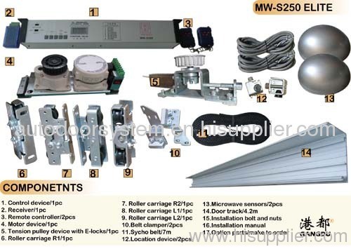 automatic sliding doors operator
